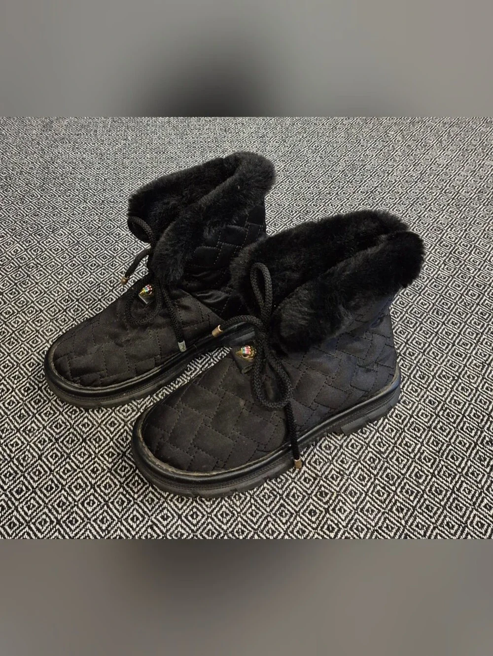 Kurt Geiger London Youth Mini Orson Puffer Boots Size 3